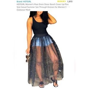 HOTGIRL Pearl Mesh Outerwear